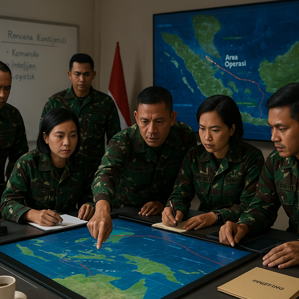 Gabungkan Aspek Komando, Intelijen hingga Logistik, Para Pasis Sesko TNI Susun Rencana Kontijensi di Laut