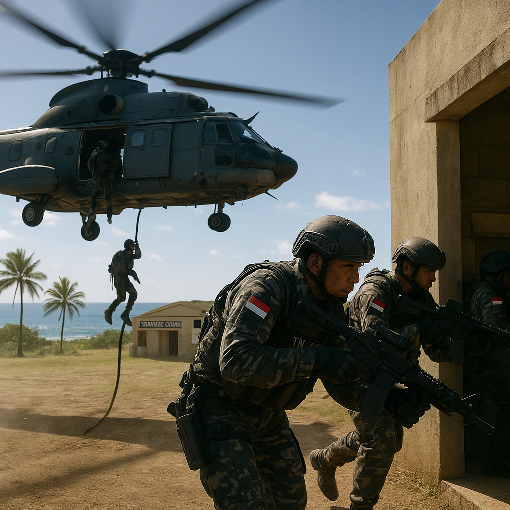 TNI AL Latih Taktik Air Assault Operation dan CQB di RIMPAC 2026 Hawaii