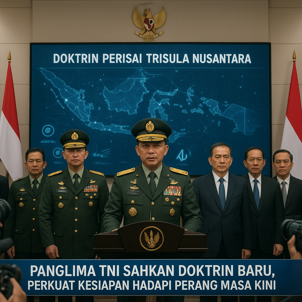 Panglima TNI Sahkan Doktrin Baru, Perkuat Kesiapan Hadapi Perang Masa Kini
