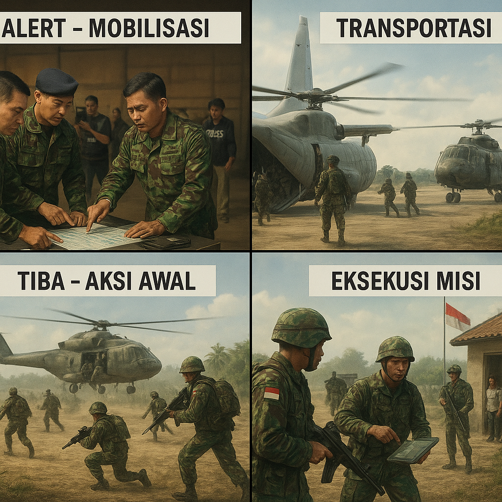 Evaluasi Doktrin Rapid Deployment Force dalam Latihan TNI