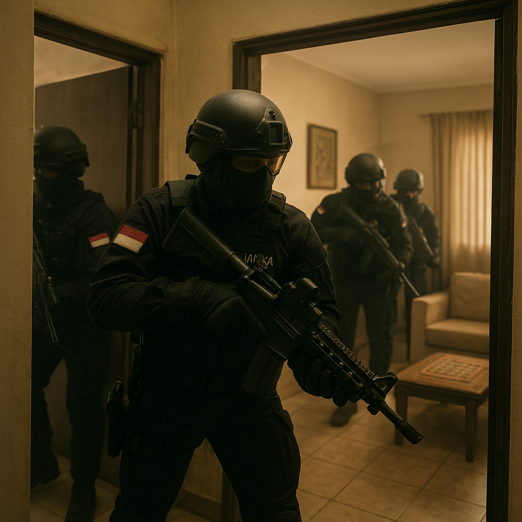 Bedah Prosedur Close Quarter Battle (CQB) oleh Denjaka: Teknik dan Sequence Room Clearing
