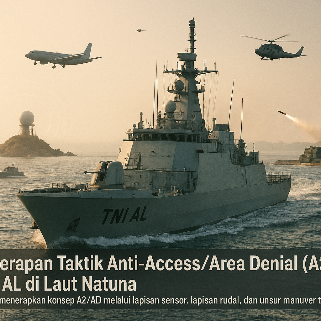 Penerapan Taktik Anti-Access/Area Denial (A2/AD) TNI AL di Laut Natuna