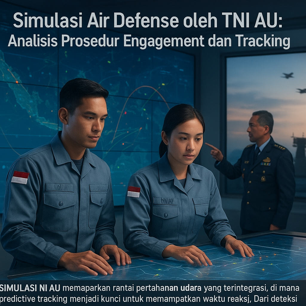 Simulasi Air Defense oleh TNI AU: Analisis Prosedur Engagement dan Tracking