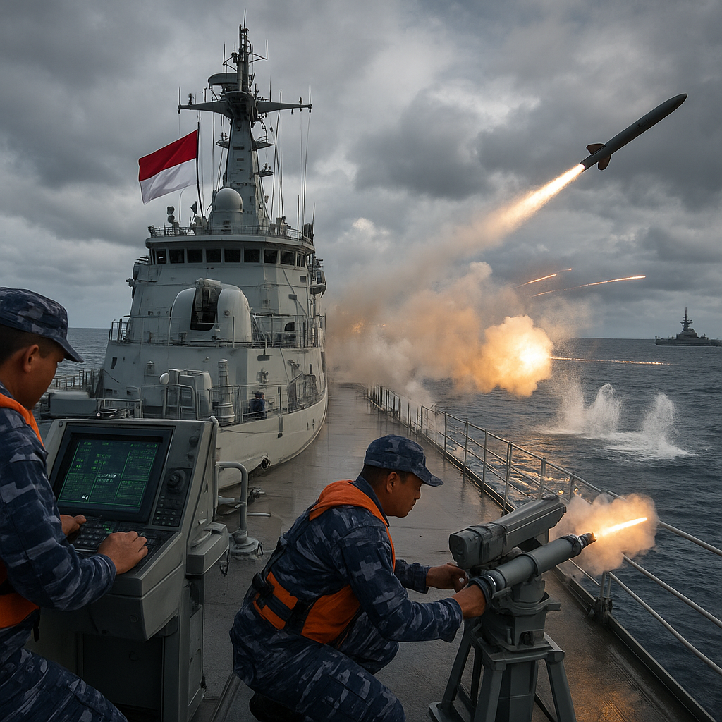 Latihan Naval Surface Warfare TNI AL: Simulasi Anti-Ship Missile Engagement dan Evasion