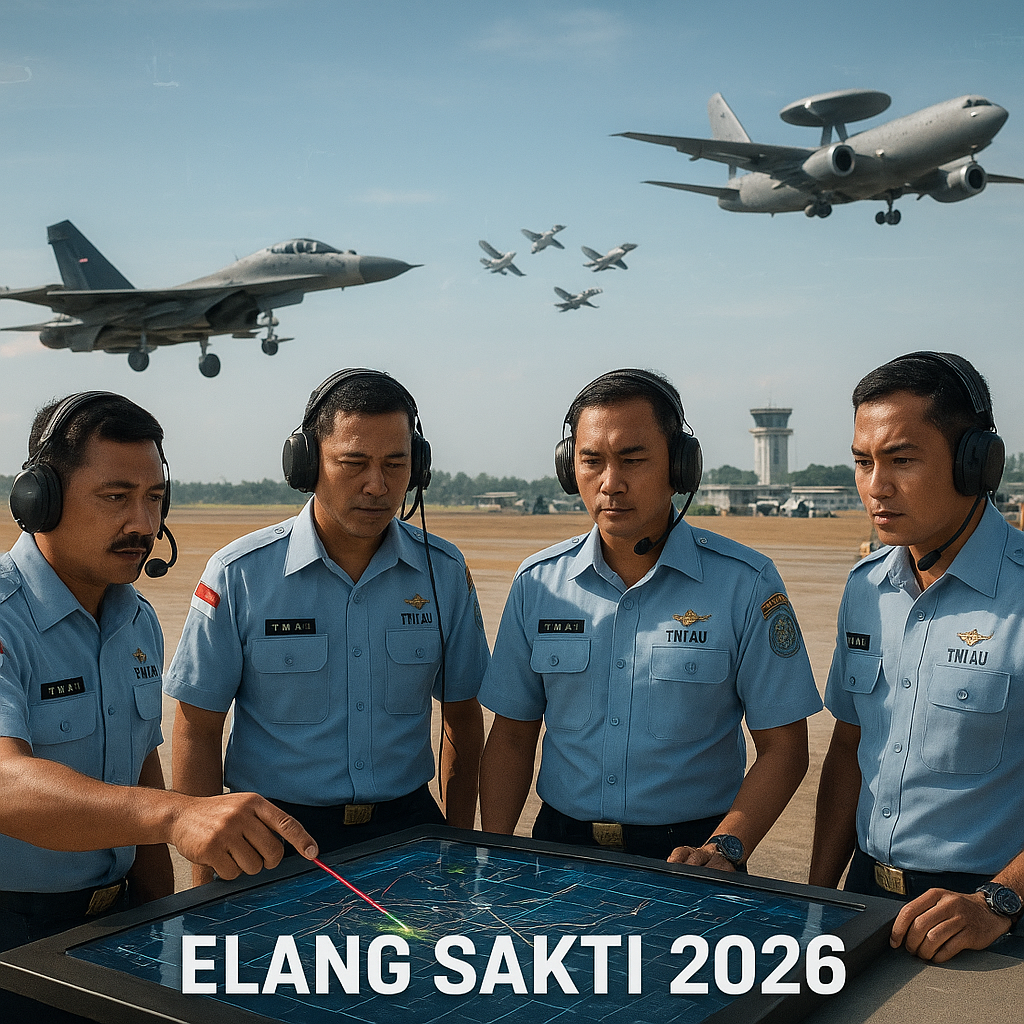 TNI AU Gelar Latihan Tempur Udara 'Elang Sakti 2026' dengan Komando dan Kontrol Terintegrasi
