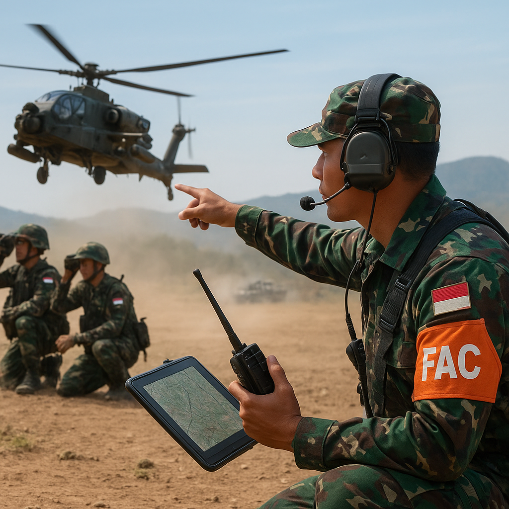 Penerbad TNI AD Uji Coba Helikopter Serang Terbaru dalam Latihan Close Air Support