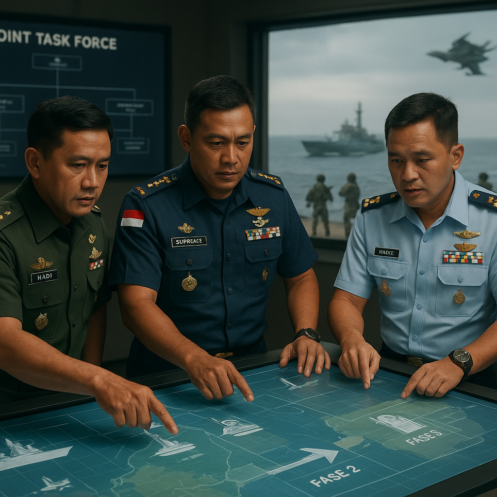 Penerapan Doktrin Perisai Trisula Nusantara dalam Rencana Operasi Militer