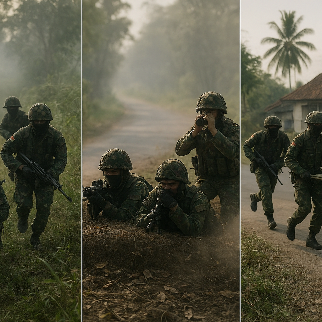 Analisis Formasi dan Taktik Batalyon Raider TNI dalam Operasi Penyergapan