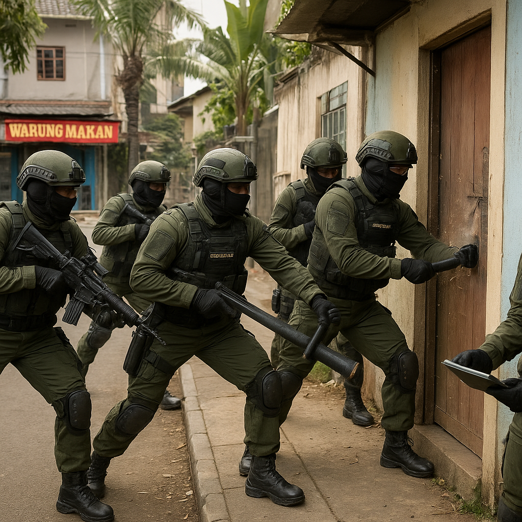 Penerapan Taktik 'Urban Breaching' oleh Kopassus dalam Latihan Penyelamatan di Kota