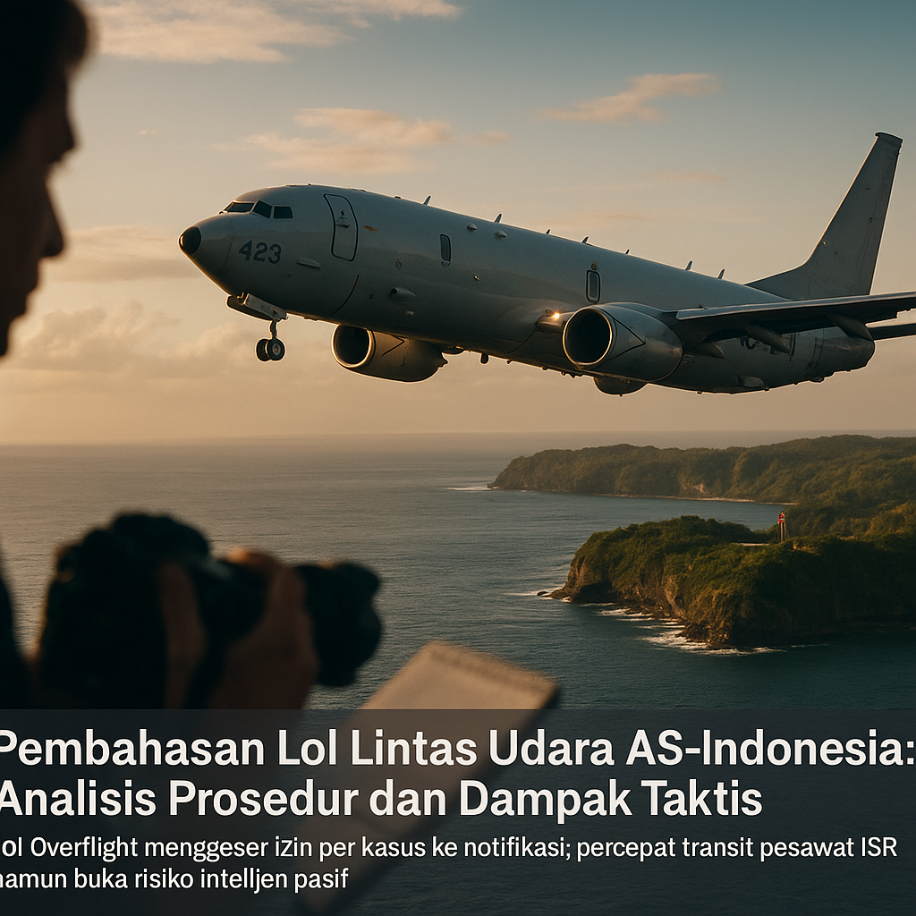 Pembahasan LoI Lintas Udara AS-Indonesia: Analisis Prosedur dan Dampak Taktis
