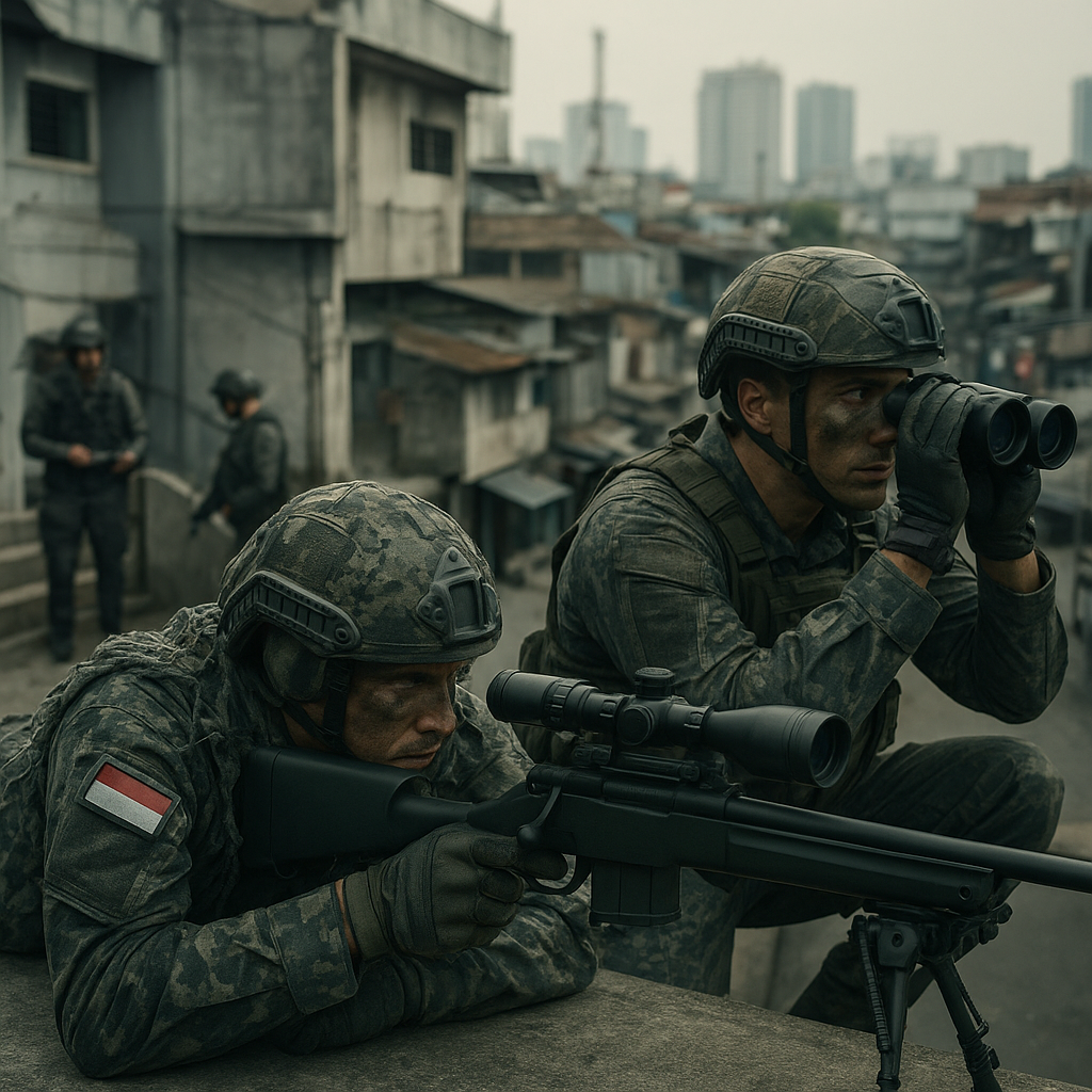 Bedah Taktik Urban Sniper dalam Operasi Kontra-Terorisme Detasemen Khusus 81