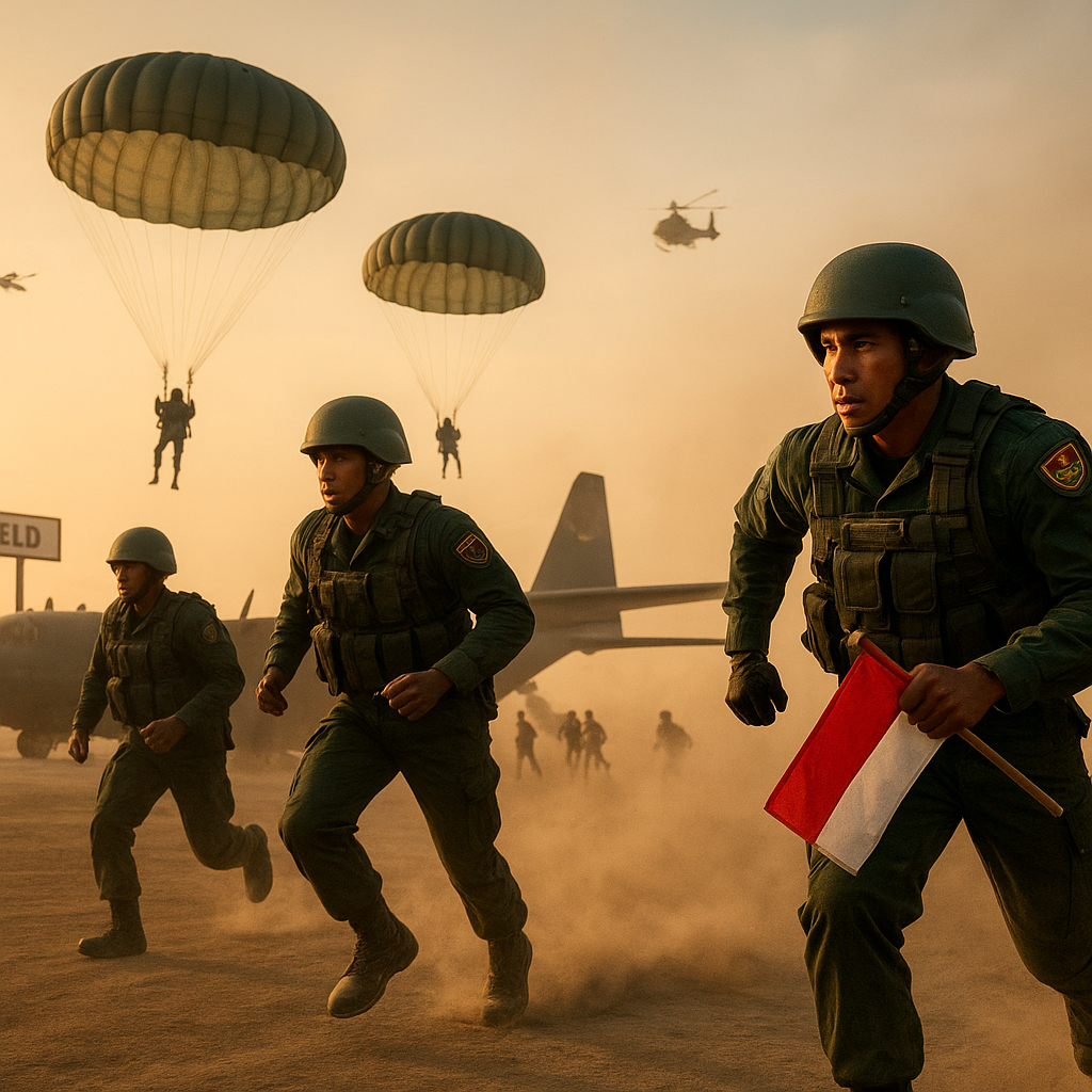 Satuan Bravo Paskhas TNI AU Latjung Airfield Seizure dan Airborne Assault