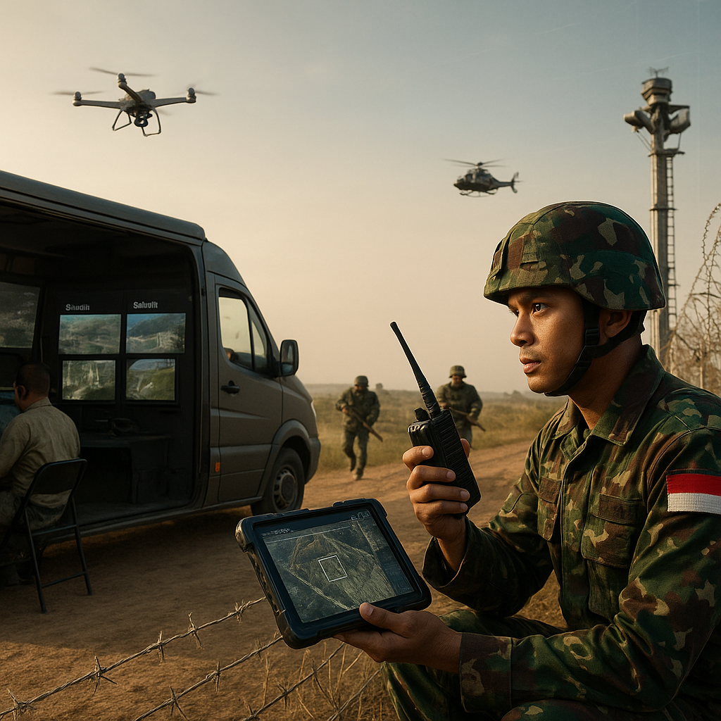 Bedah Taktik Operasi Pengamanan Perbatasan dengan Sistem Overwatch Berlapis