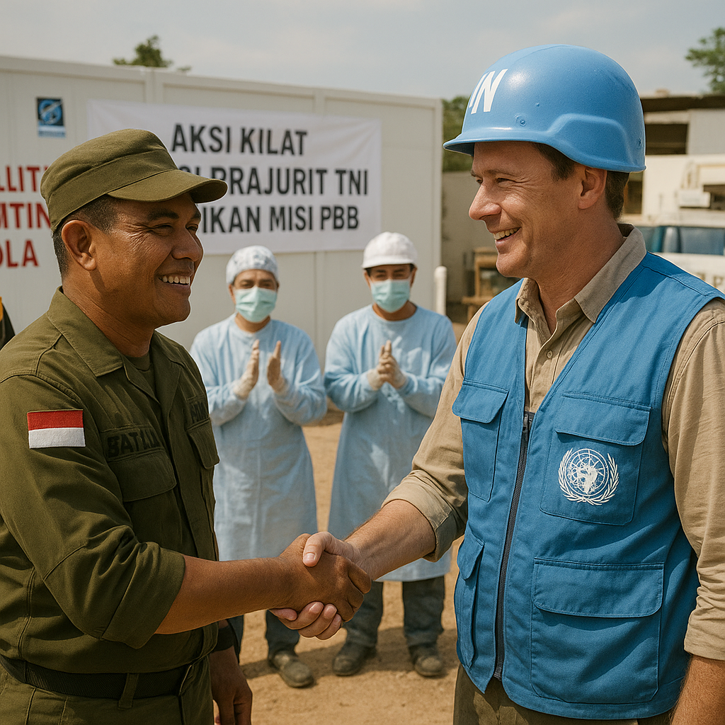 Aksi Kilat Prajurit TNI Selesaikan Misi PBB Tuai Pujian Internasional