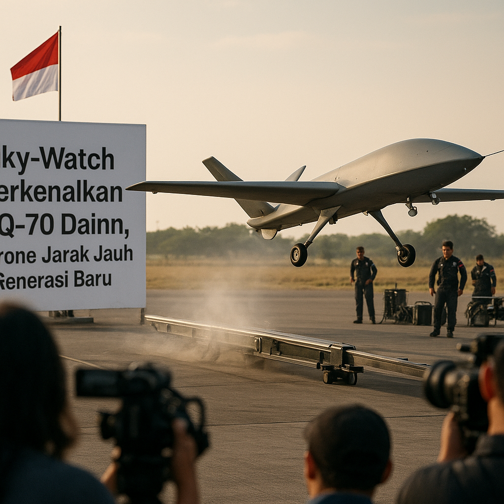 Sky-Watch Perkenalkan RQ-70 Dainn, Drone Jarak Jauh Generasi Baru