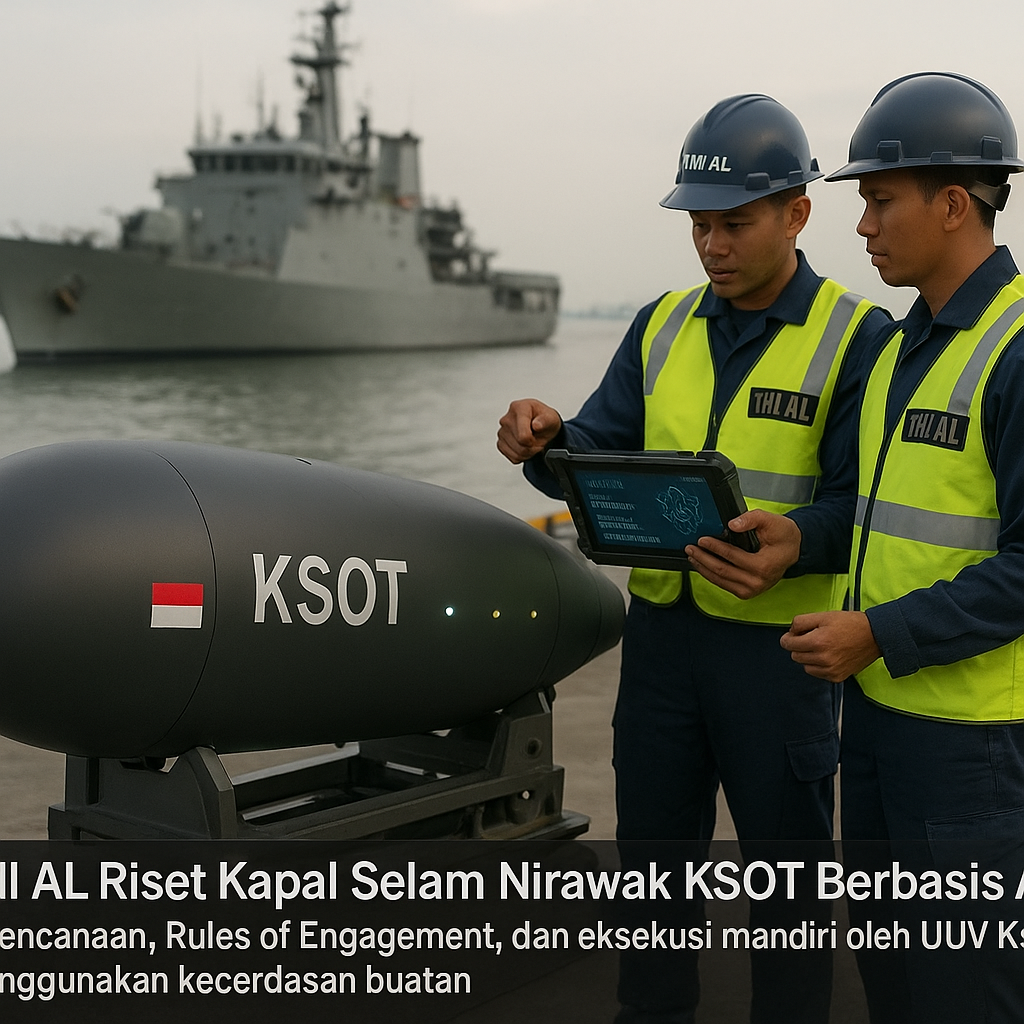 TNI AL Riset Kapal Selam Nirawak KSOT Berbasis AI