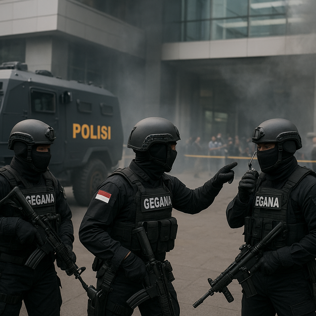 Bedah Taktik Penyerangan Gedung oleh Detasemen Gegana Polri: Prosedur Clearance Room Bertingkat