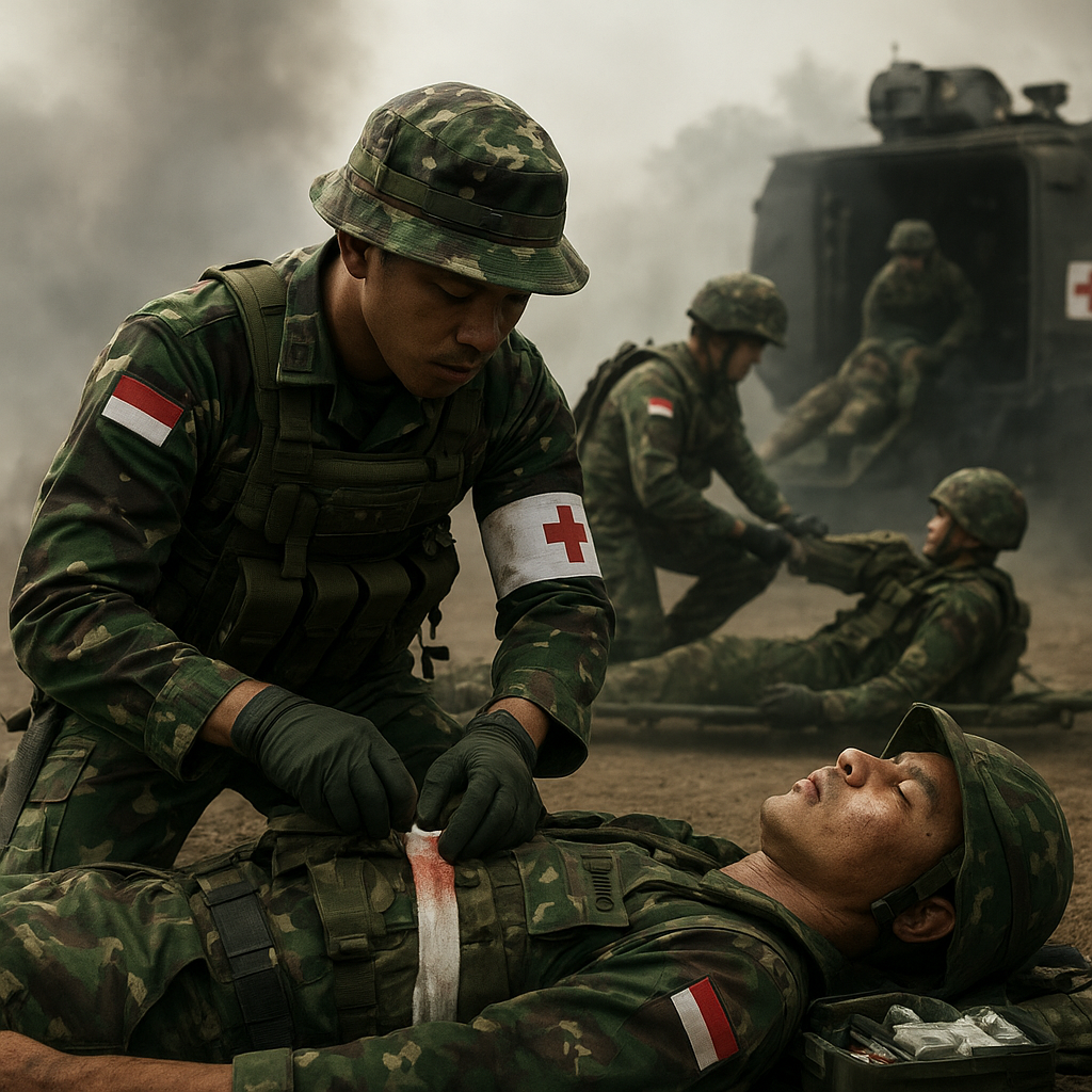 Penerapan Tactical Combat Casualty Care (TCCC) dalam Latihan Batalyon Infanteri