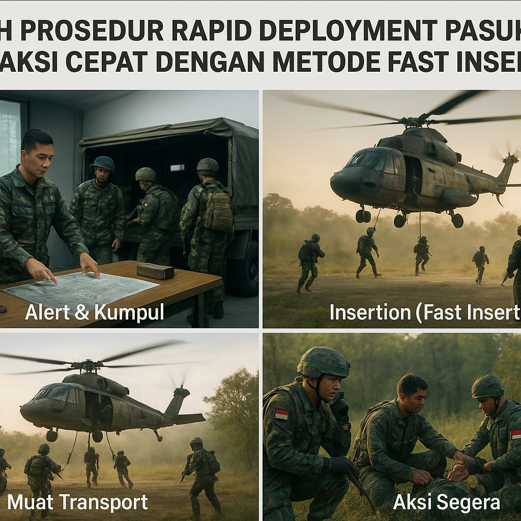 Bedah Prosedur Rapid Deployment Pasukan Reaksi Cepat dengan Metode Fast Insertion