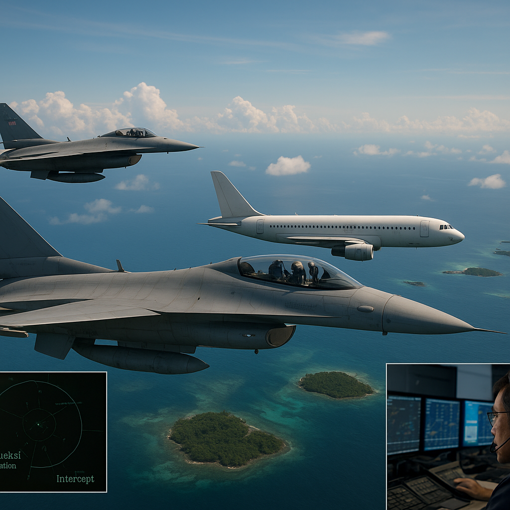 Simulasi Penangkapan Pesawat Asing oleh Jajaran TNI AU: Analisis Prosedur Intercept hingga Detention