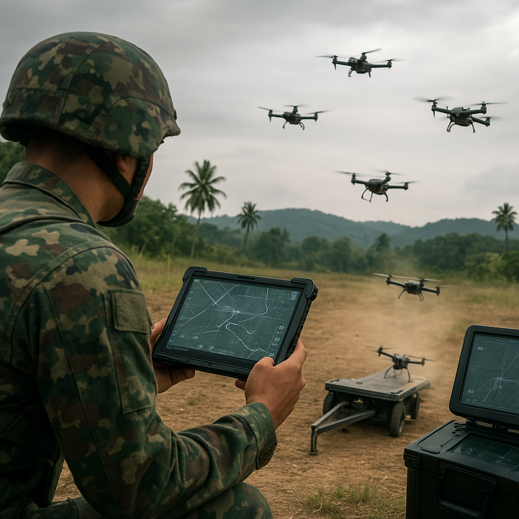 Bedah Teknis: Cara Operasikan Sistem Kendali Drone Swarming TNI AD untuk Reconnaissance dan Target Acquisition