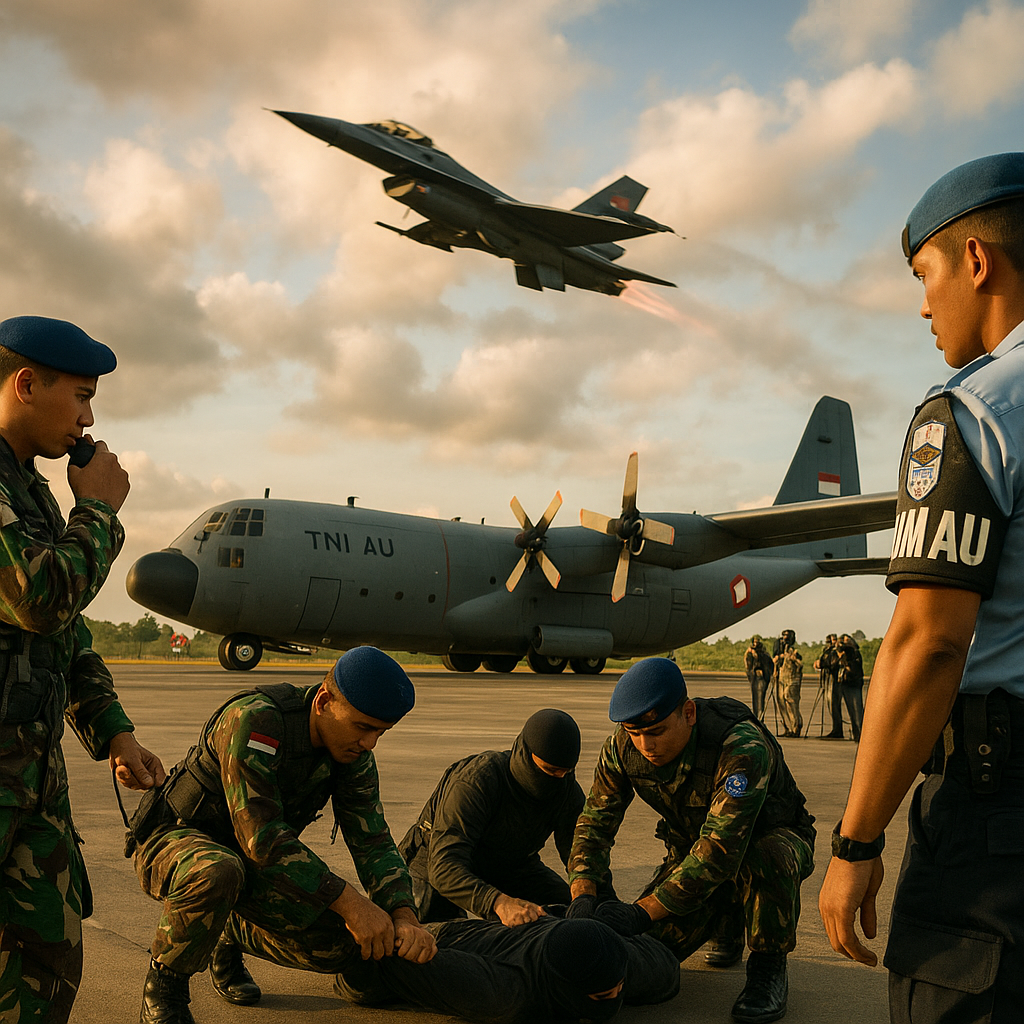 Gelar Simulasi Penangkapan Pesawat Asing Ilegal, Simak Aksi TNI AU
