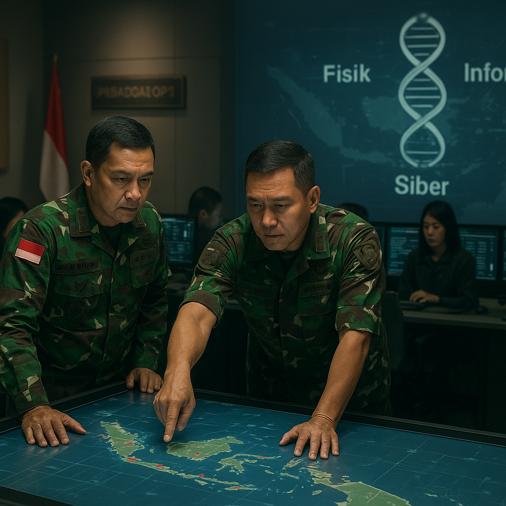 Analisis Doktrin Triple Helix TNI dalam Operasi Siber dan Informasi