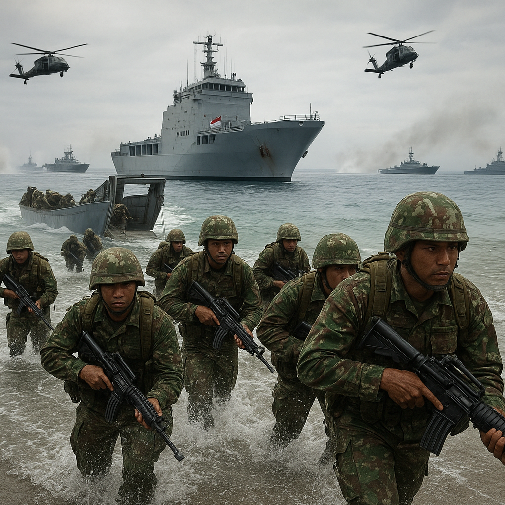 Bedah Doktrin Serangan Amfibi Korps Marinir: Tahapan Landing Force Operations dalam Latihan Amfibi