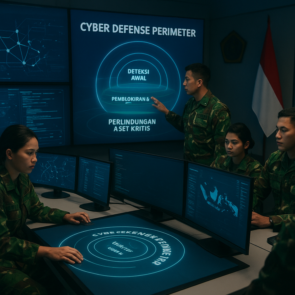 Latihan Peperangan Siber TNI Perkuat ‘Cyber Defense Perimeter’
