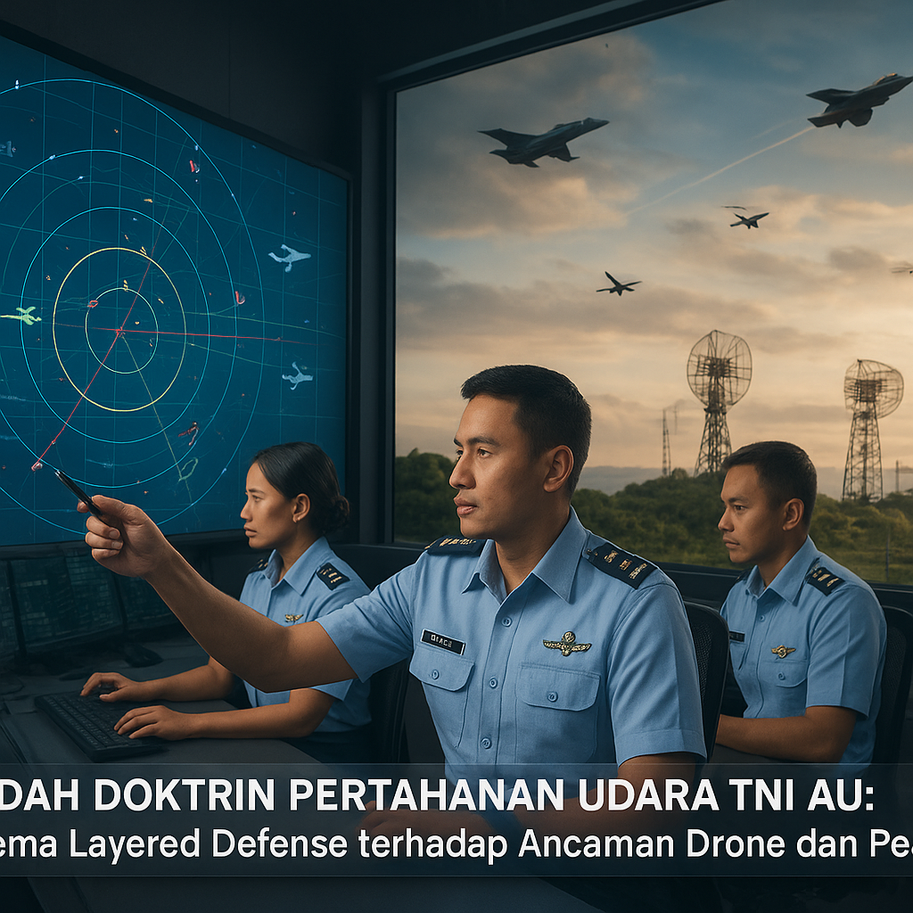 Bedah Doktrin Pertahanan Udara TNI AU: Skema Layered Defense terhadap Ancaman Drone dan Pesawat