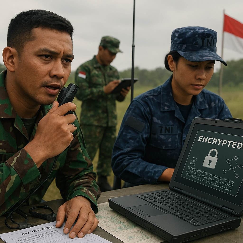 Bedah Taktik Komunikasi Tempur TNI: Prosedur Radio Protocol dan Cryptographic Message dalam Operasi Joint