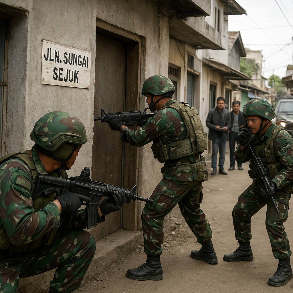 Penerapan Taktik 'Clear and Hold' oleh Kostrad dalam Latihan Counter-Insurgency