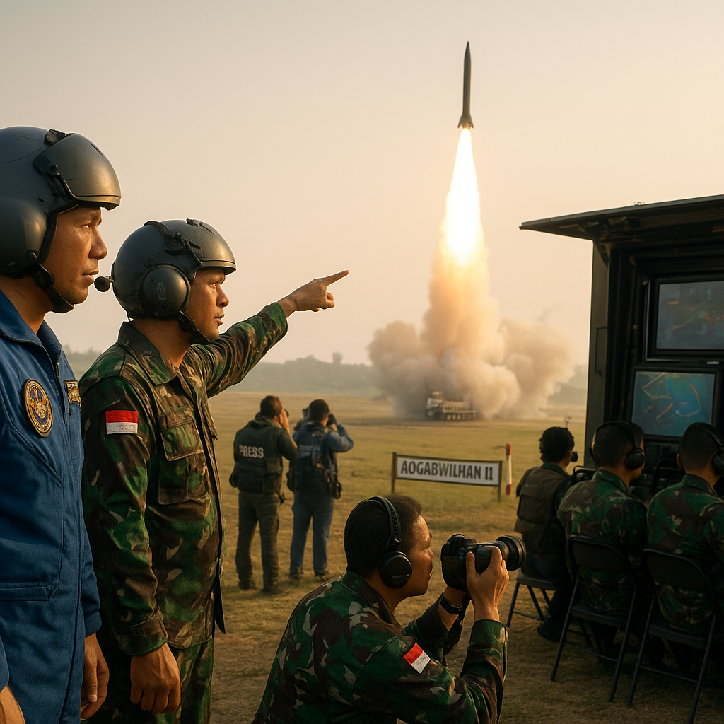 TNI AU Latihan Gabungan Rudal Jauh di Kogabwilhan III: Prosedur Pelepasan dan Penyelarasan Data Link