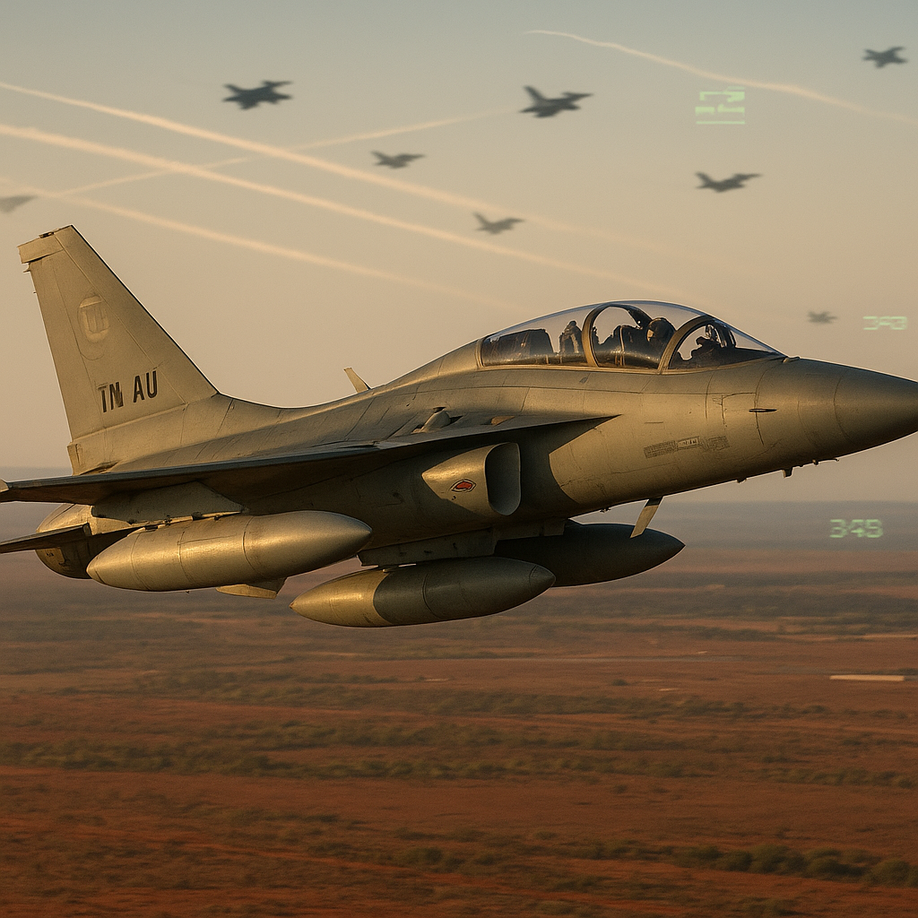 Jet Tempur T-50i TNI AU Uji Kemampuan di Latihan 20 Negara di Negeri Kangguru