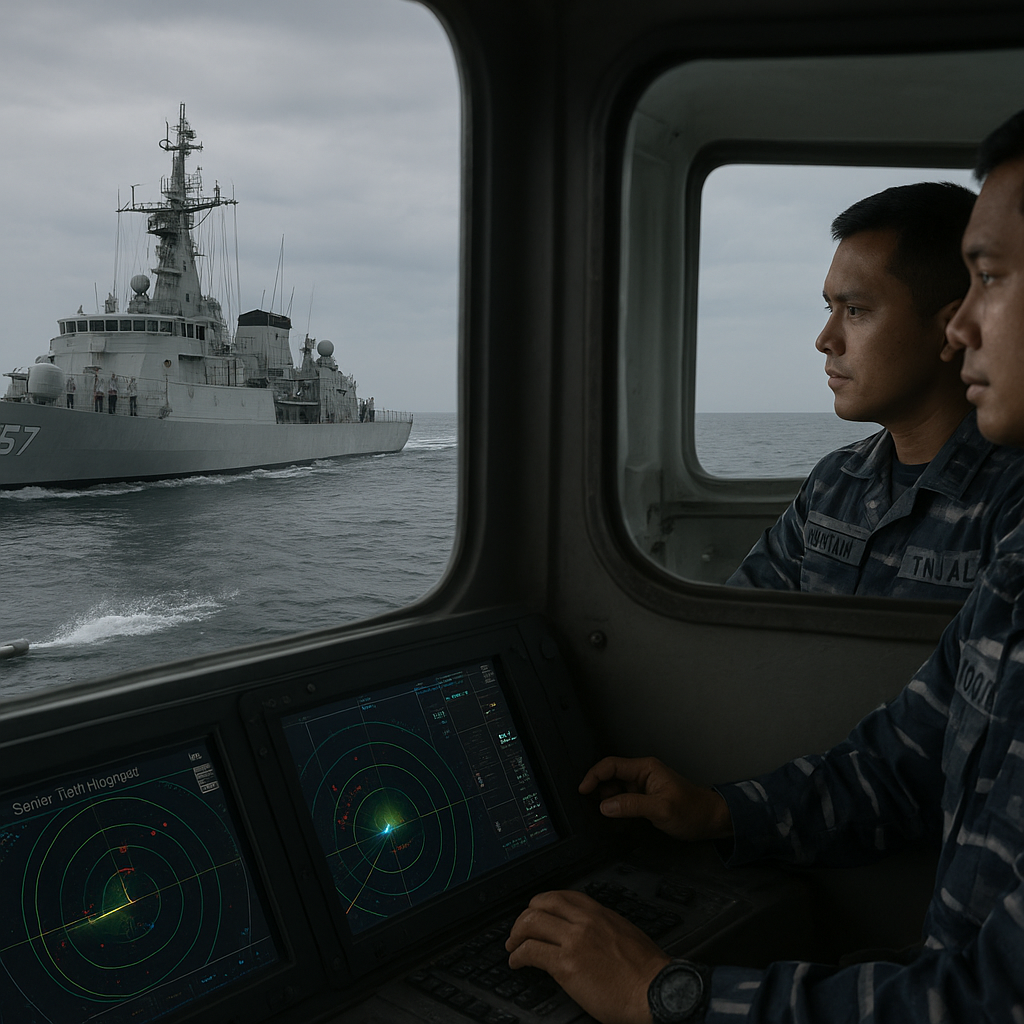 KRI Bung Tomo Uji Coba Sistem Perang Anti-Kapal Selam (ASW) di Laut Jawa