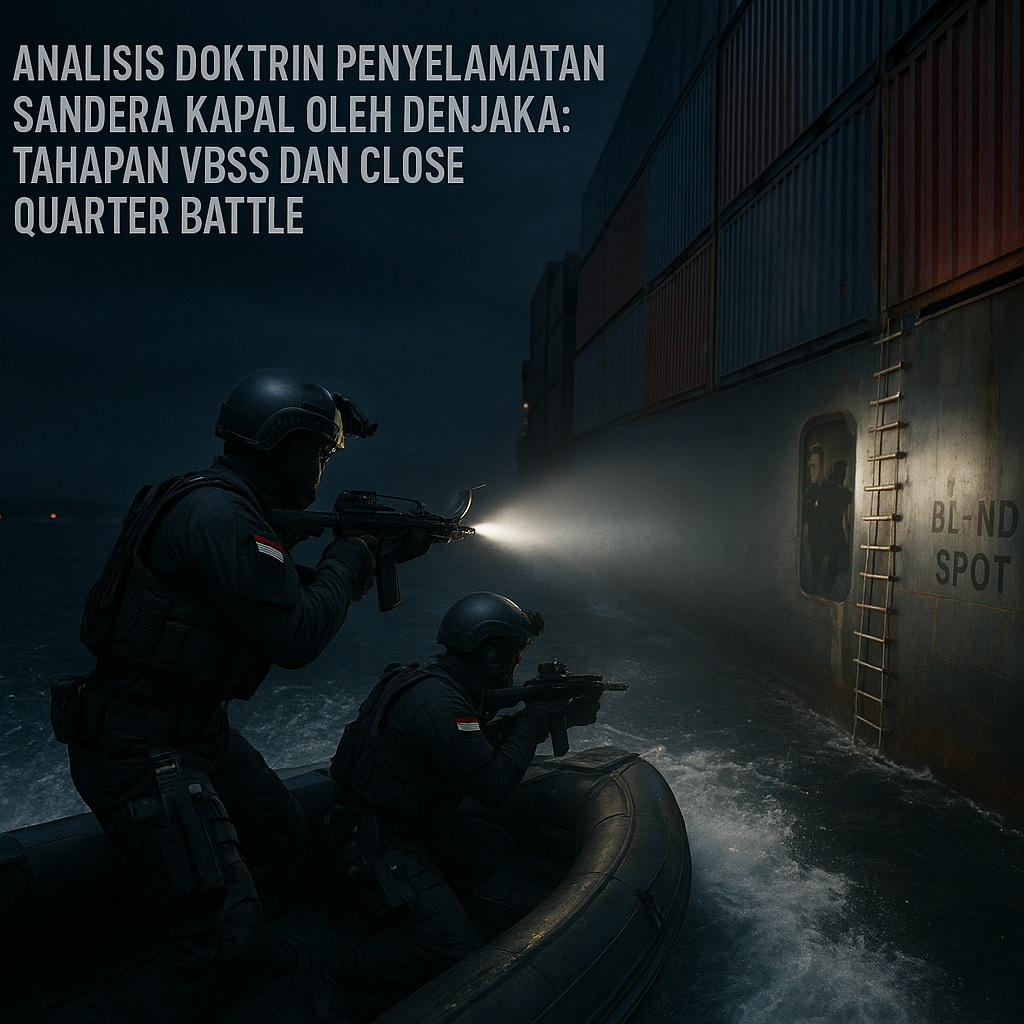 Analisis Doktrin Penyelamatan Sandera Kapal oleh Denjaka: Tahapan VBSS dan Close Quarter Battle