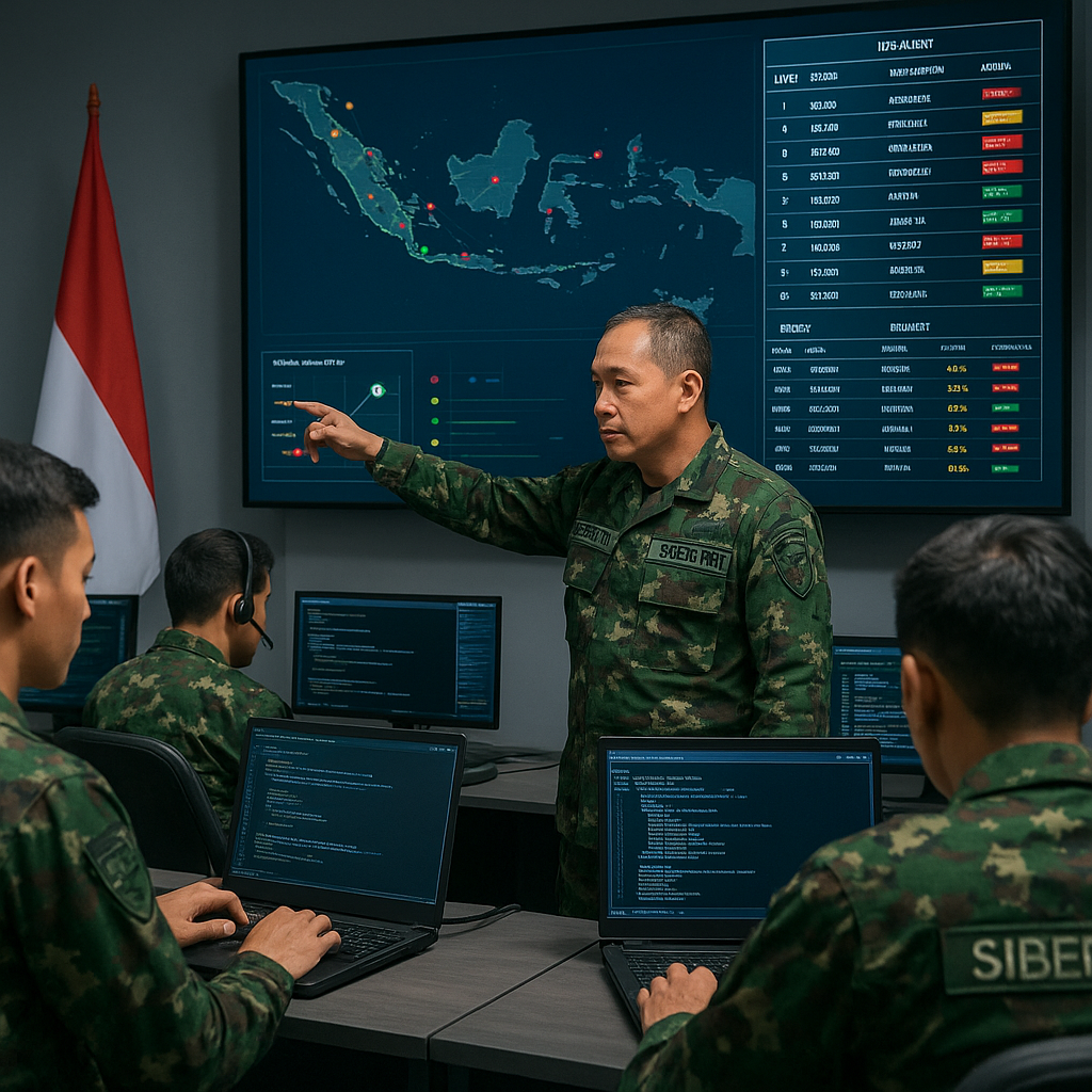 TNI Gelar Simulasi Cyber Defense untuk Mengamankan Jaringan Komando dan Kendali