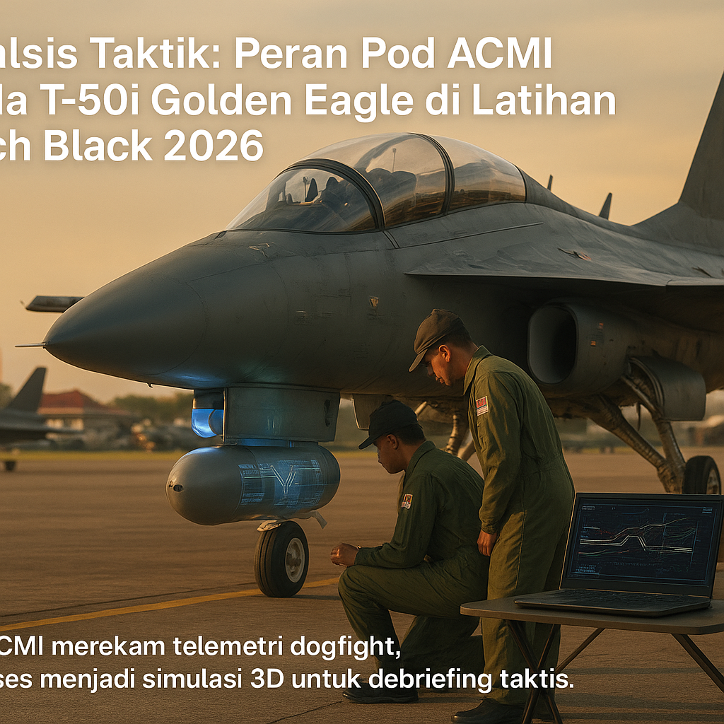 Analisis Taktik: Peran Pod ACMI pada T-50i Golden Eagle di Latihan Pitch Black 2026