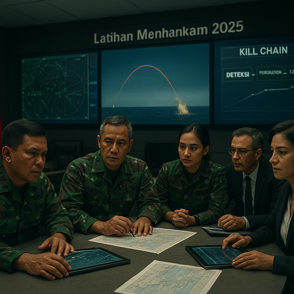 Analisis Taktik Serangan Rudal Balistik dalam Latihan Menhankam 2025