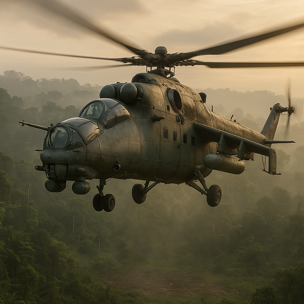 Bedah Manuver Helikopter Serang Mi-35P dalam Operasi Pemburu di Kalimantan
