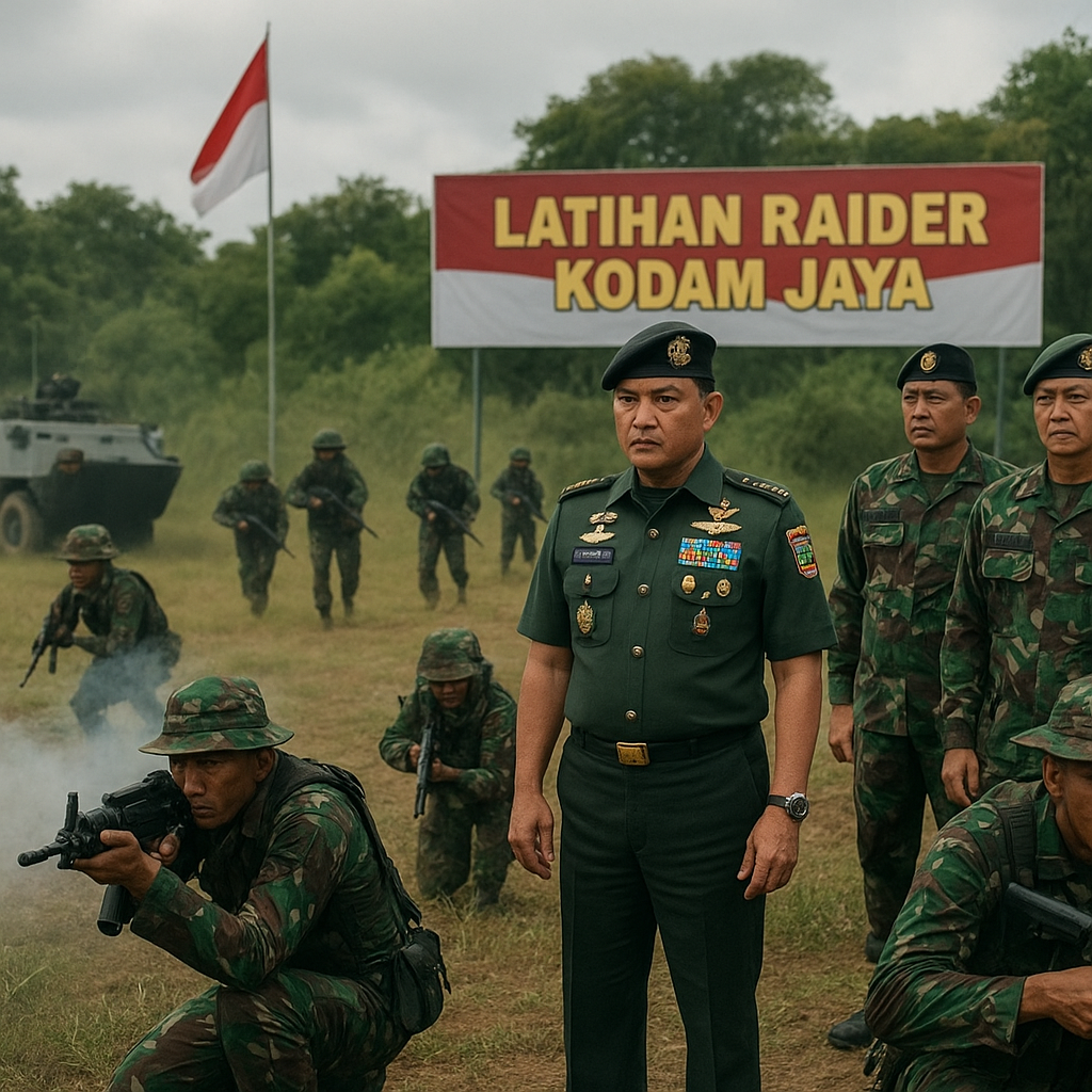 Panglima TNI Tinjau Latihan Tempur Raider di Jajaran Kodam Jaya
