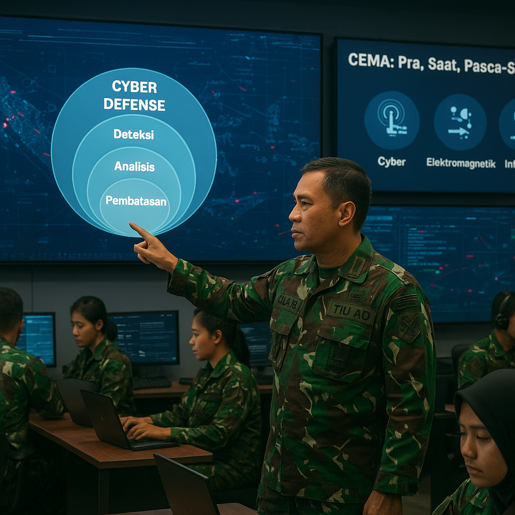 Pembentukan Satuan Cyber TNI AD: Struktur, Peran, dan Integrasi dalam Peperangan Modern Berjaringan