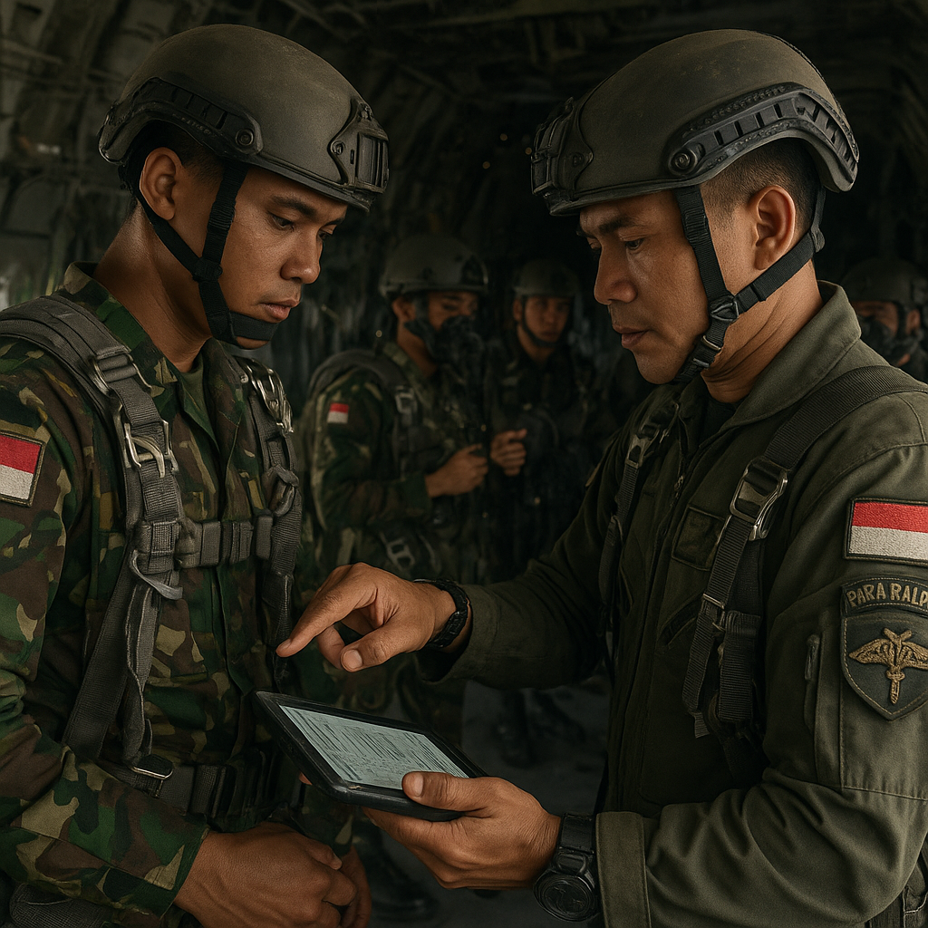 Latihan Jump Master Pasukan Para Raider: Prosedur Airborne Operation dan Pengecekan Pra-Lompat untuk Misi HALO/HAHO