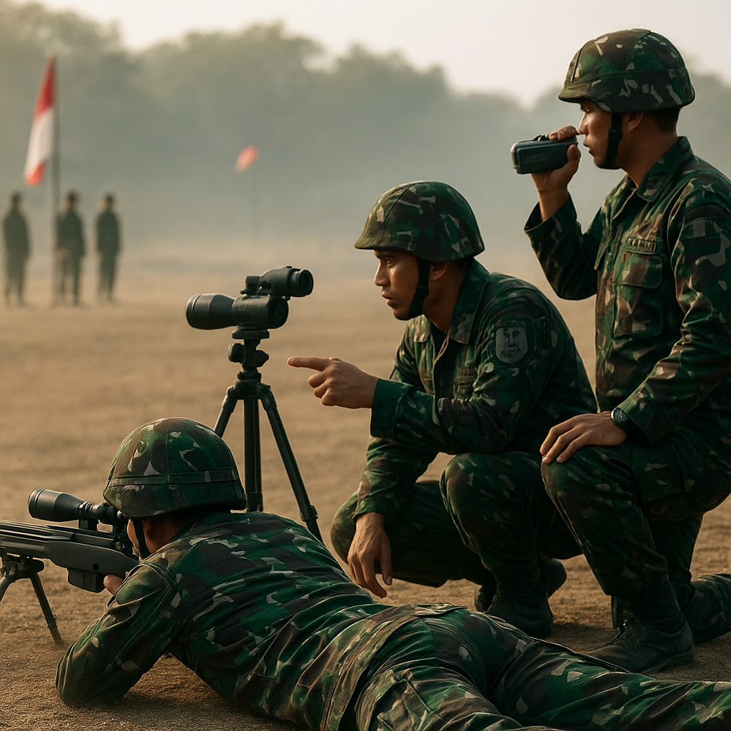 Pelatihan Advanced Marksmanship Brigade Infanteri 1: Teknik Penembakan Jarak Jauh dan Penyesuaian Bidikan