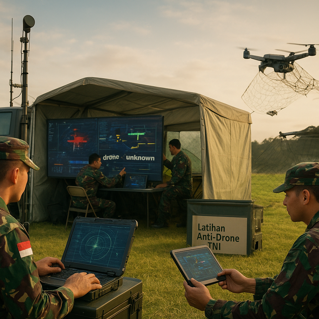 TNI Latihan Anti-Drone: Prosedur Deteksi hingga Neutralisasi