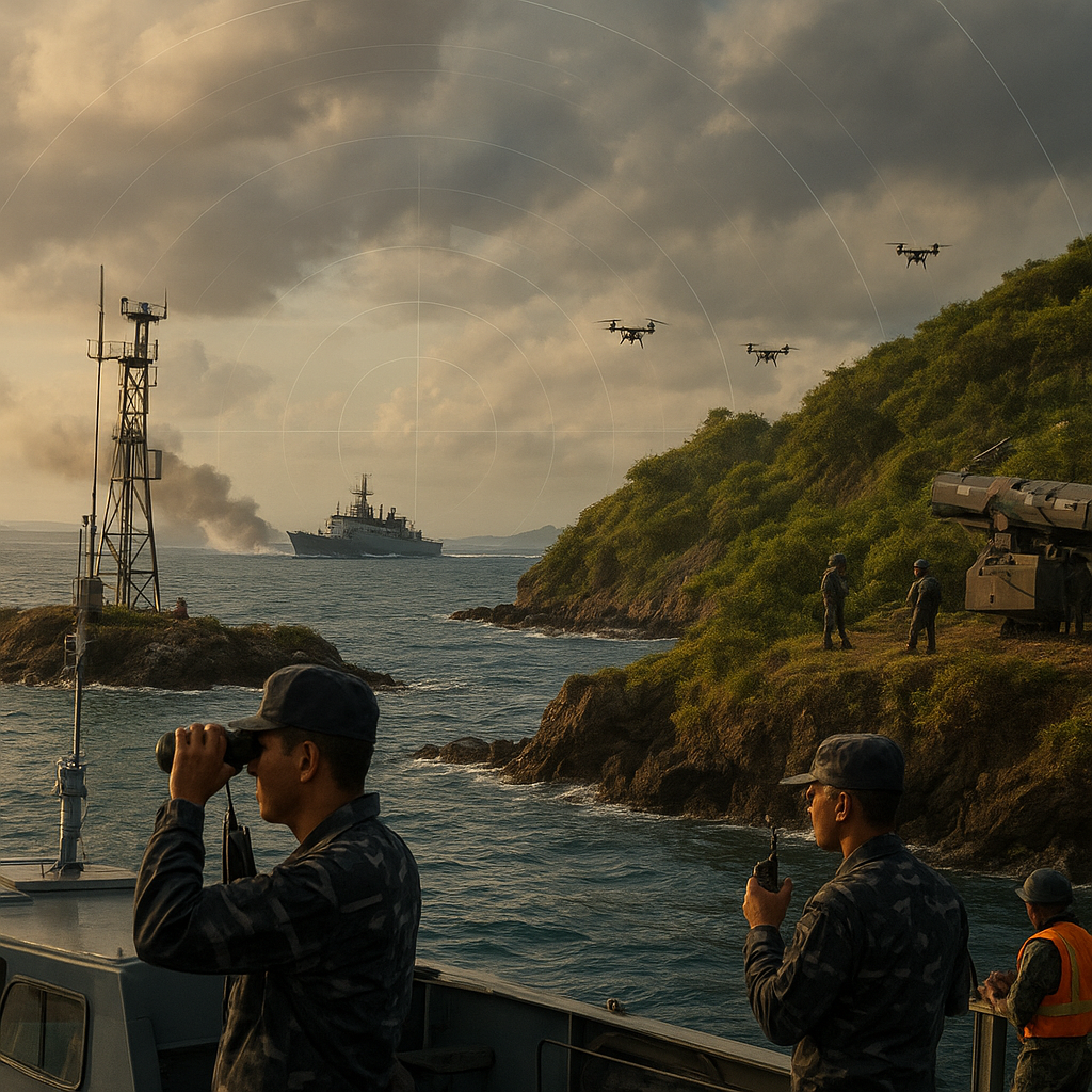 Simulasi Pertahanan Pantai Integratif: Konsep Anti-Access/Area Denial (A2/AD) di Selat Sunda