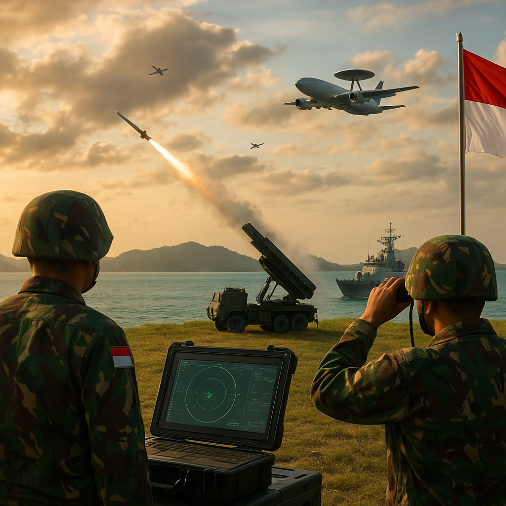 Penerapan Doktrin Pertahanan Udara Berlapis oleh Kohanudnas di Natuna