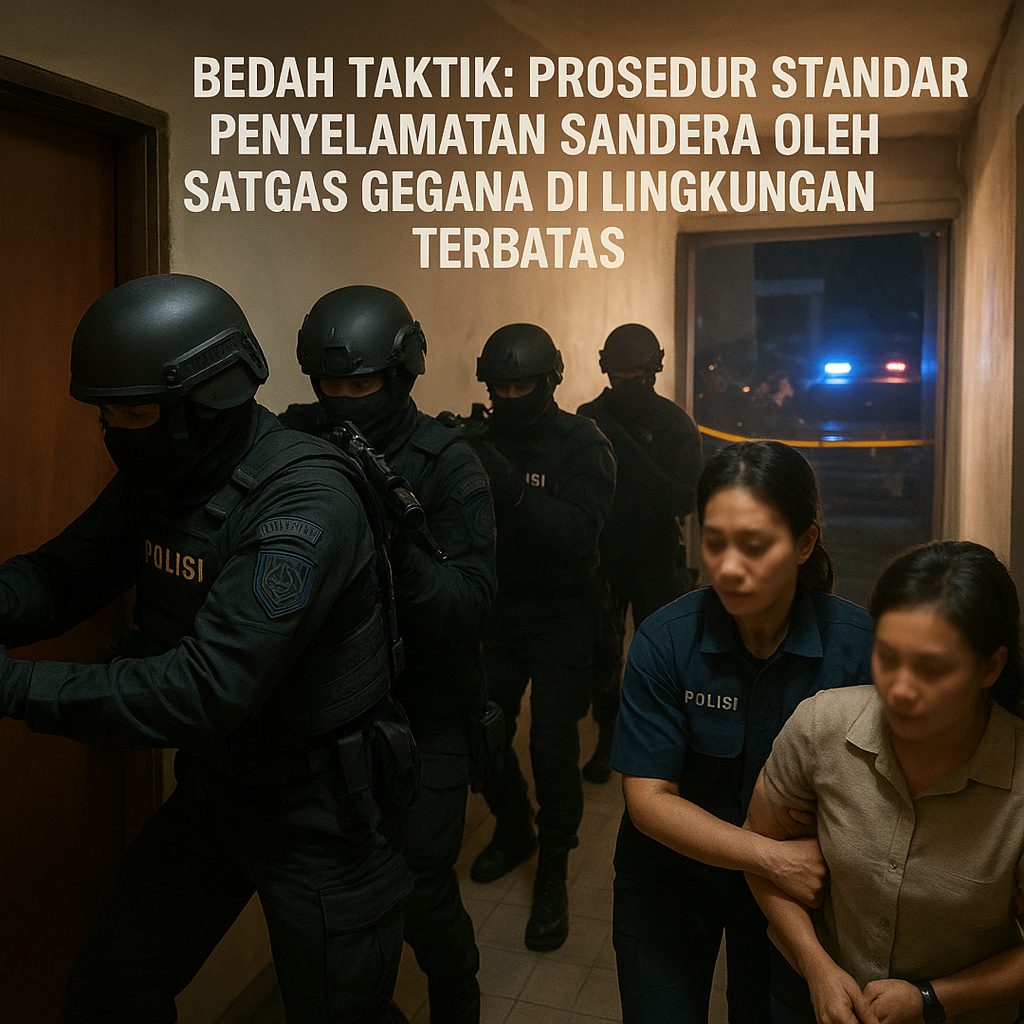 Bedah Taktik: Prosedur Standar Penyelamatan Sandera oleh Satgas Gegana di Lingkungan Terbatas