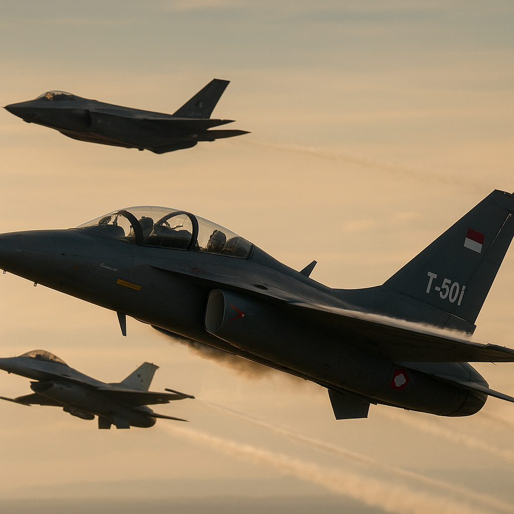 T-50i TNI AU Berhadapan 1 vs 1 dengan Jet F-35A Jepang dan F-16D Singapura dalam Latihan Pitch Black 2026