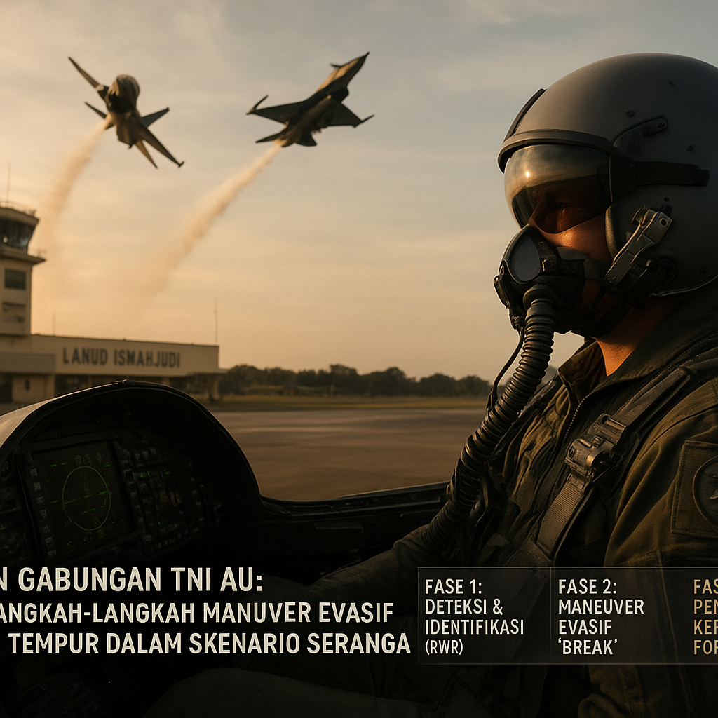 Latihan Gabungan TNI AU: Bedah Langkah-langkah Manuver Evasif Pesawat Tempur dalam Skenario Serangan Rudal
